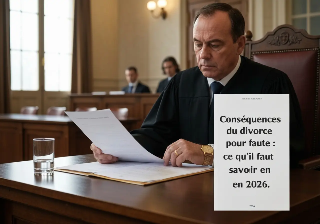 Conséquences du divorce pour faute : ce qu'il faut savoir en 2026