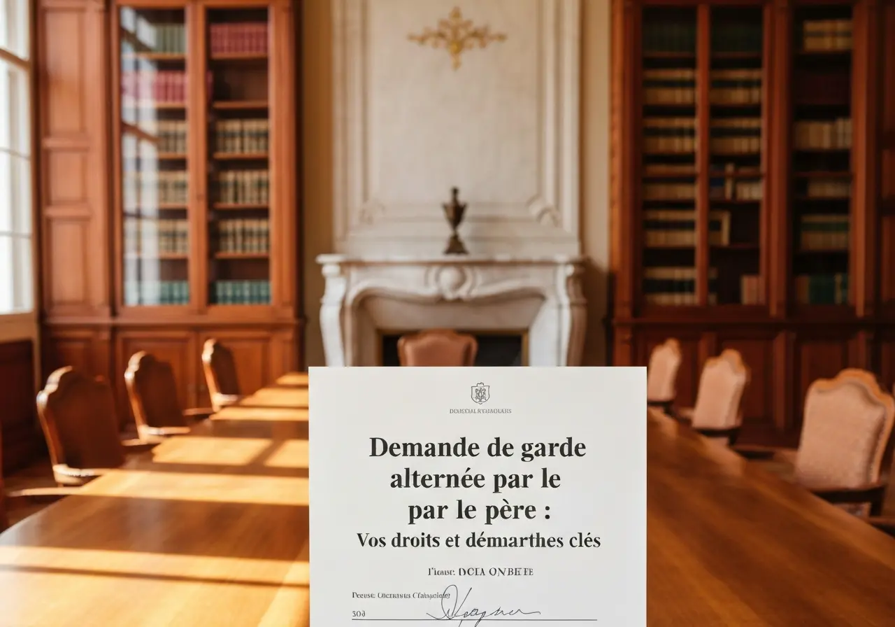 Demande de garde alternée par le père : Vos droits et démarches clés