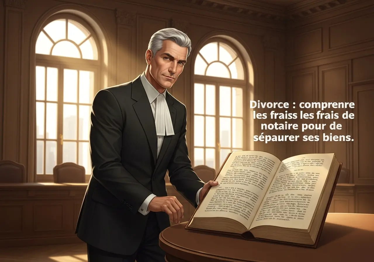 Divorce : comprendre les frais de notaire pour le partage des biens