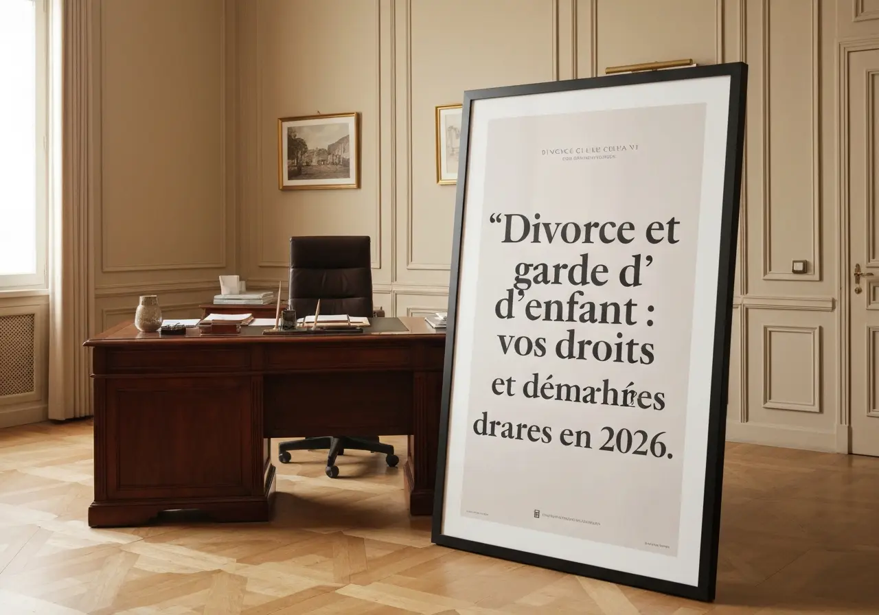 Divorce et garde d'enfant : vos droits et démarches en 2026
