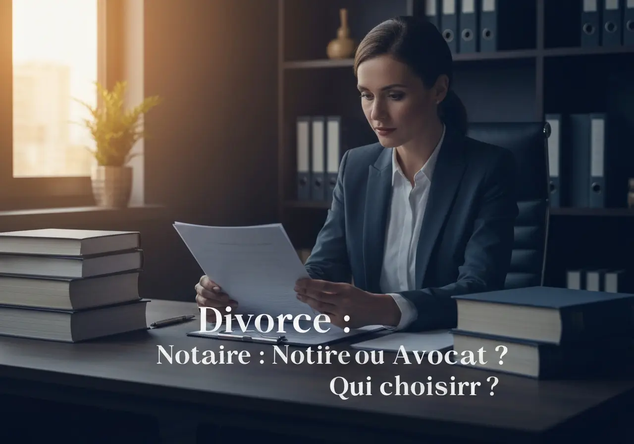 Divorce : Notaire ou Avocat ? Qui choisir pour votre procédure ?
