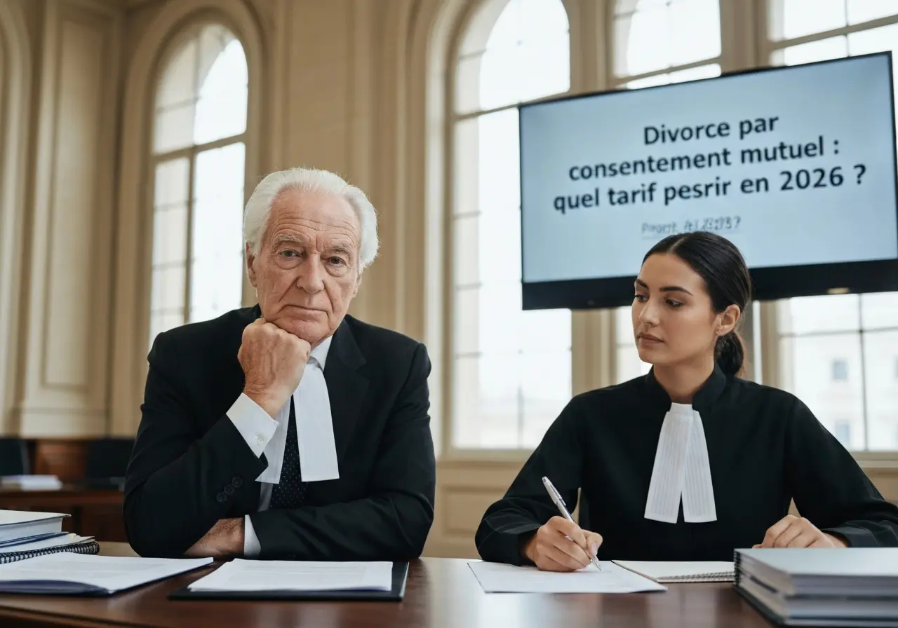 Divorce par consentement mutuel : quel tarif prévoir en 2026 ?