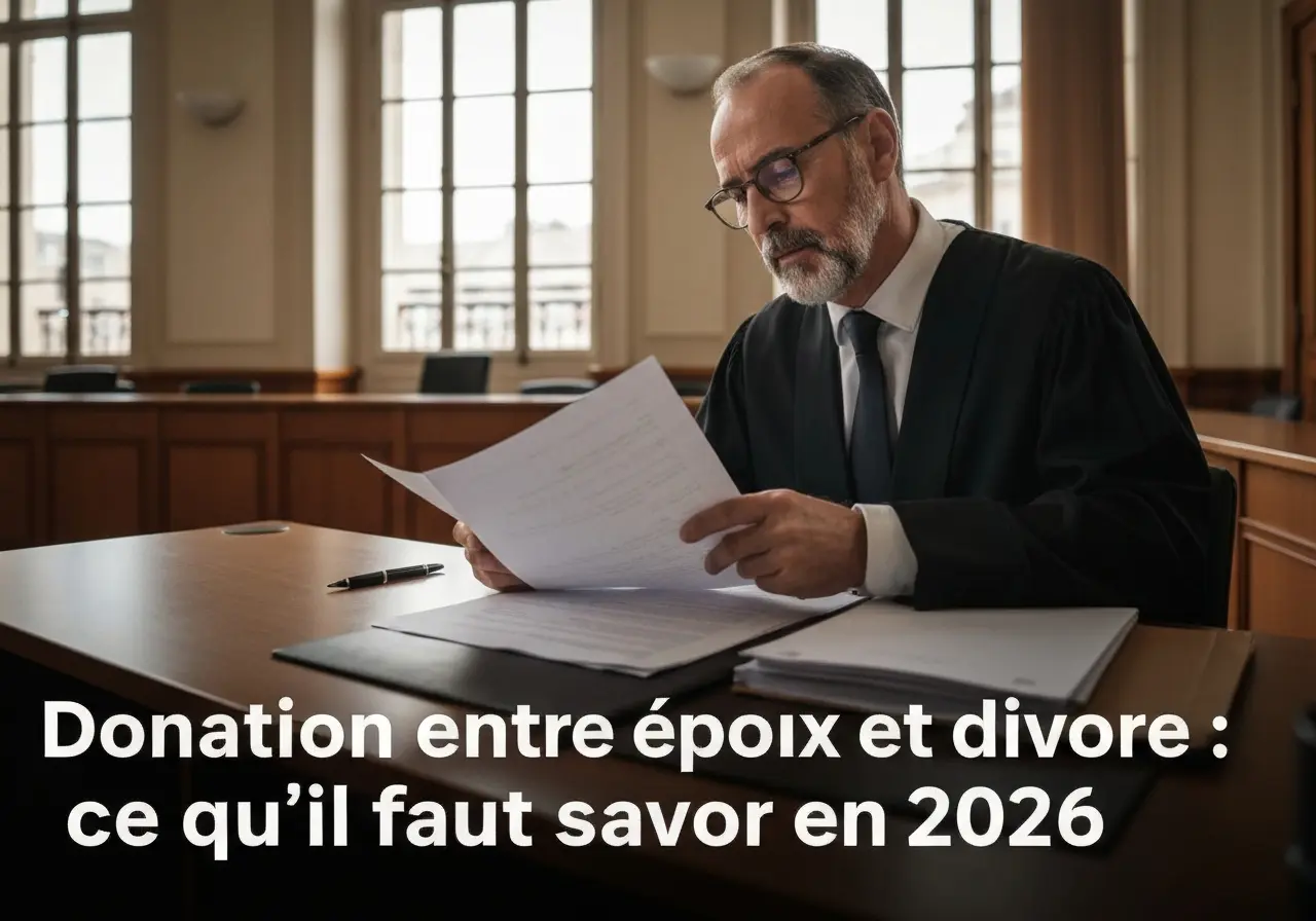 Donation entre époux et divorce : ce qu'il faut savoir en 2026