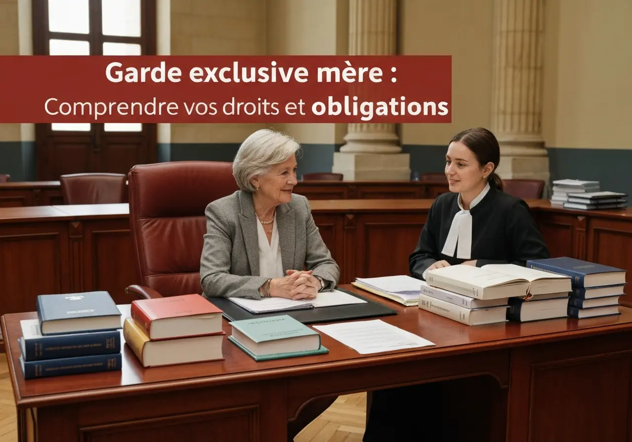Garde exclusive mère : Comprendre vos droits et les critères légaux