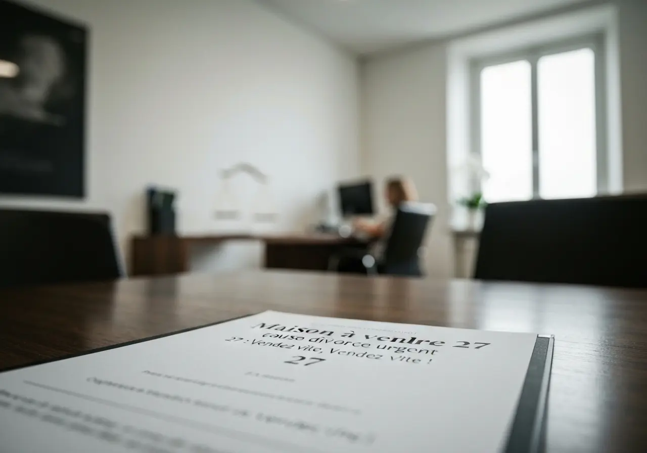 Maison à vendre cause divorce urgent 27 : Vendez vite, tournez la page