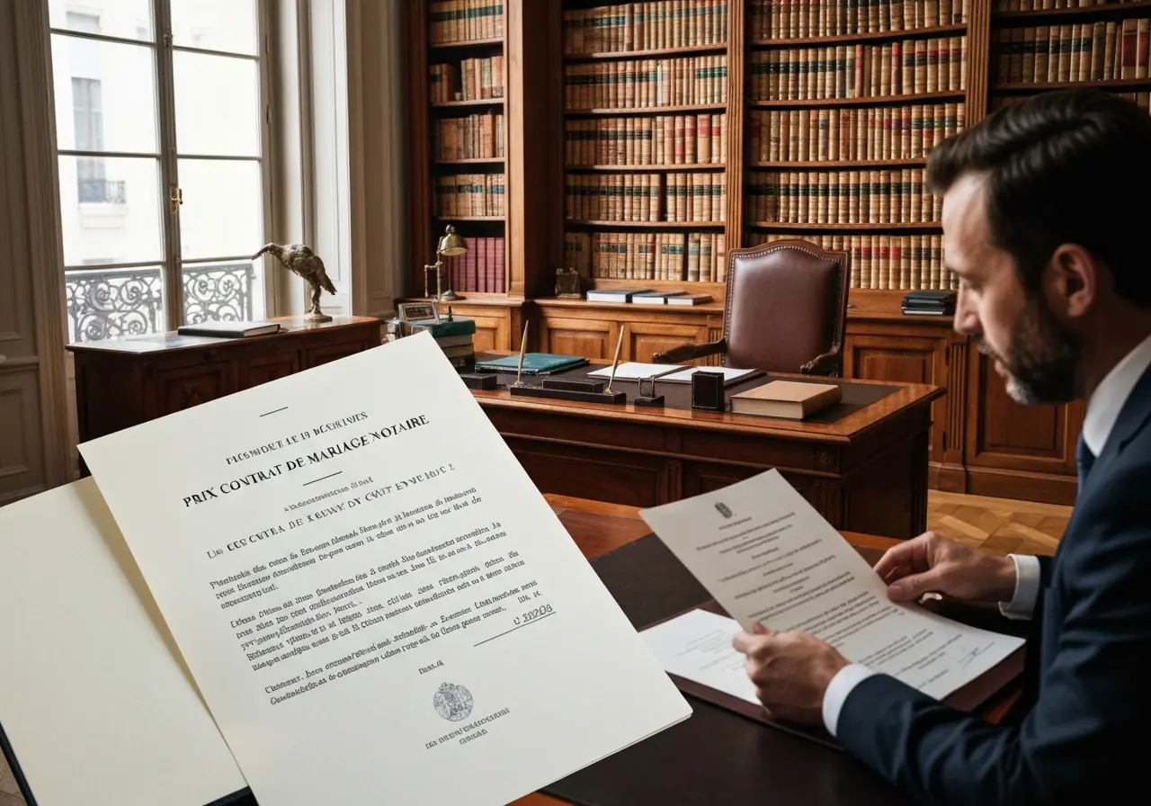 Prix Contrat de Mariage Notaire : Quel est son coût en 2026 ?