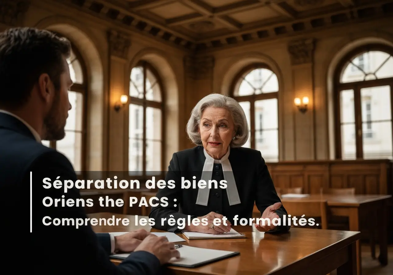 Séparation des biens PACS : Comprendre vos droits et obligations