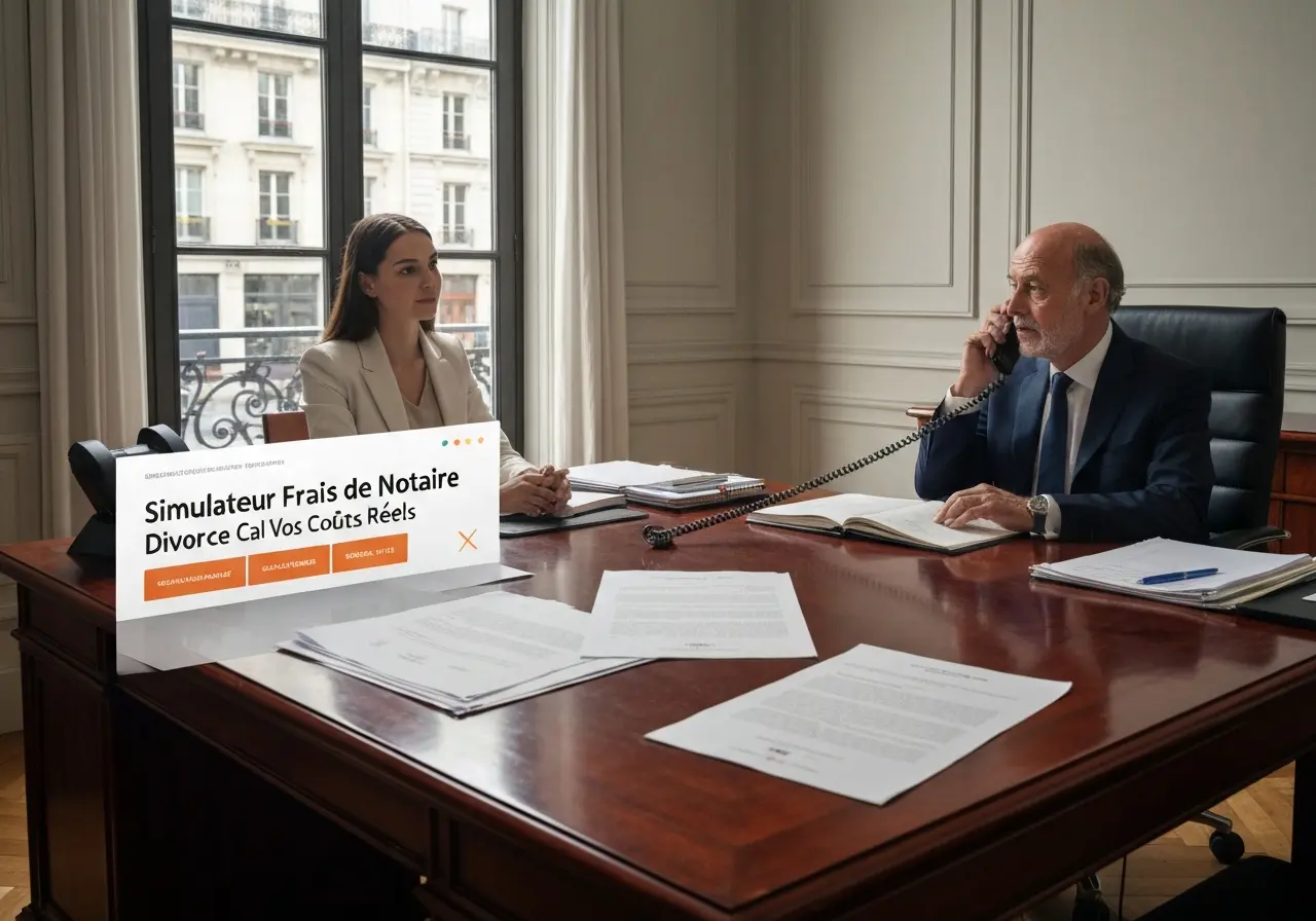 Simulateur Frais de Notaire Divorce : Calculez Vos Coûts Réels